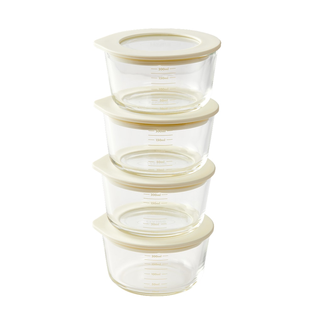 Roundlock glass container