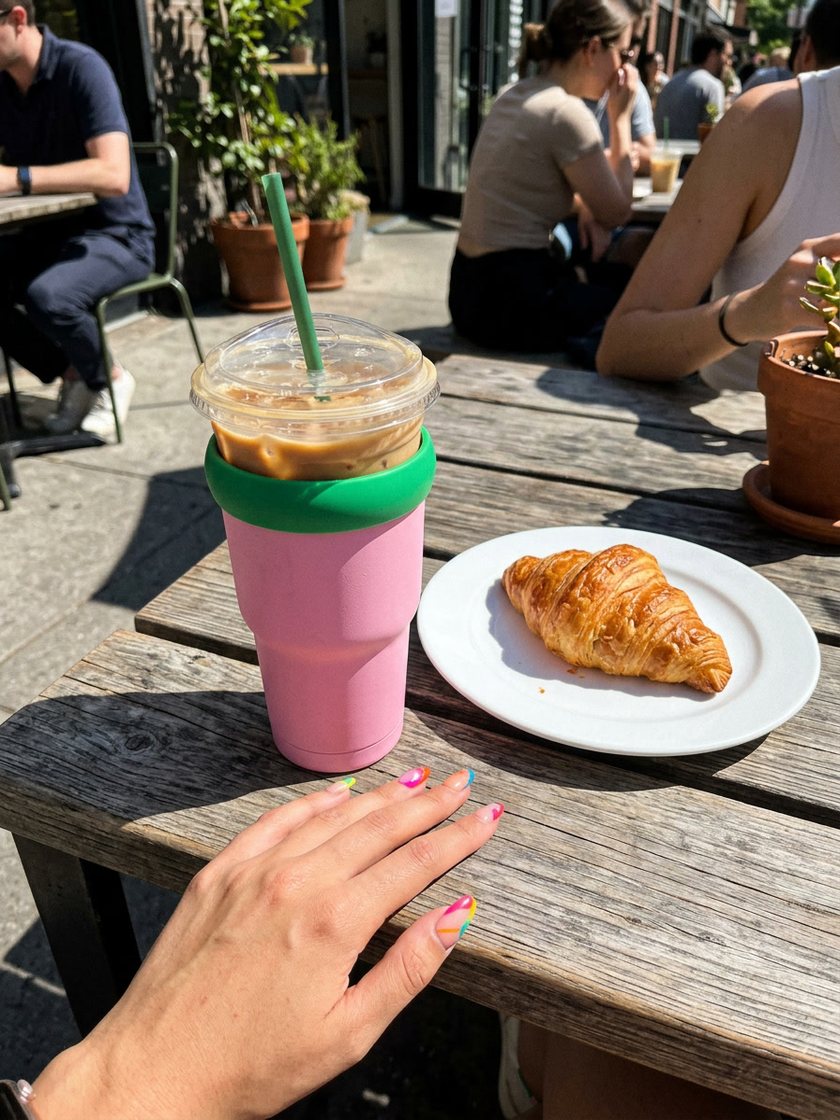 Iced coffee, in the Keeper Tum